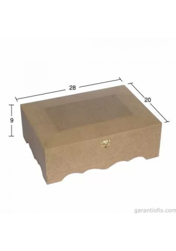 Hobi-Art KU 260 Boyanabilir Ahşap Kutu