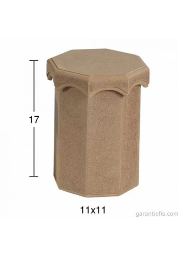 Hobi-Art KU 268 Boyanabilir Ahşap Kutu