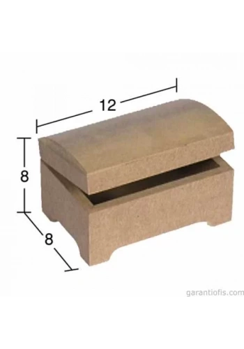 Hobi-Art KU 281 Boyanabilir Ahşap Kutu