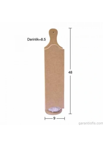 Hobi-Art KU 283 Boyanabilir Ahşap Poşet Kutusu