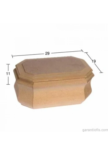 Hobi-Art KU 295 Boyanabilir Ahşap Kutu