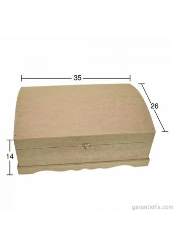 Hobi-Art KU 303 Boyanabilir Ahşap Kutu