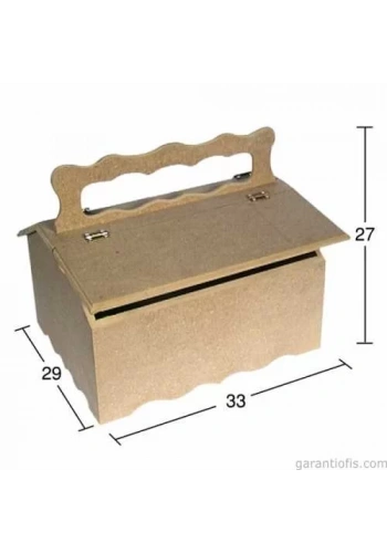 Hobi-Art KU 305 Boyanabilir Ahşap Kutu