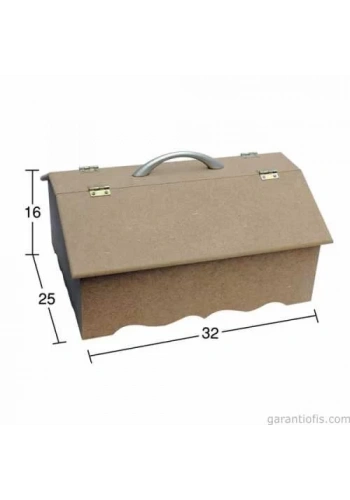 Hobi-Art KU 306 Boyanabilir Ahşap Kutu