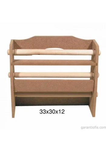 Hobi-Art Rulo Havluluk Ahşap Obje F 766