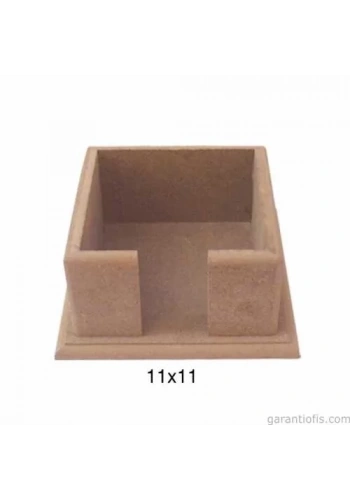 Hobi-Art F 770 Dekoratif Ahşap Küp Notluk Obje