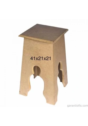 Hobi-Art F 782 Dekoratif Ahşap Tabure Obje