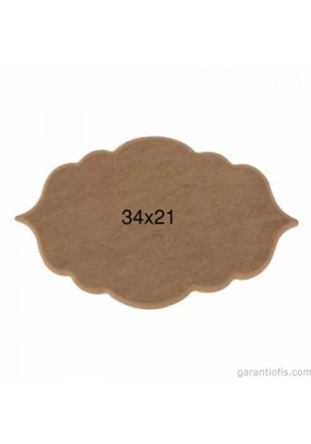 Hobi-Art PA 224 Boyanabilir Dekoratif Ahşap Pano