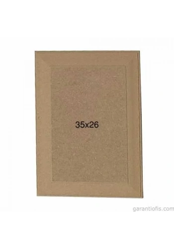 Hobi-Art PA 242 Kalın Boyanabilir Dekoratif Ahşap Pano