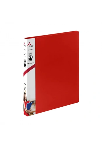 ÖNDER 1104-2 HALKALI DOSYA 4 HALKALI KIRMIZI