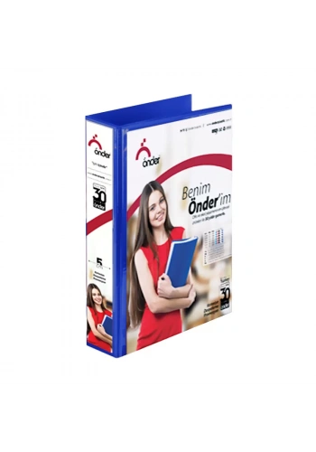 ÖNDER 2003-6 2 HALKALI D MEKANİZMALI KLASÖR A4 30mm LACİVERT