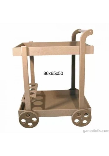 Hobi-Art SP 549 Ham Ahşap Dekoratif Sehpa