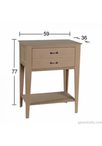 Hobi-Art SP 558 Ham Ahşap Dekoratif Sehpa