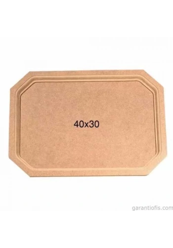 Hobi-Art T 702 Ahşap Dekoratif Tepsi Obje