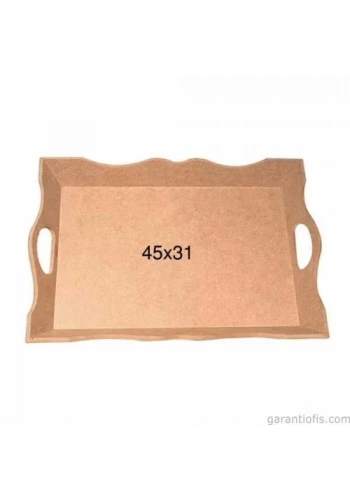 Hobi-Art T 705 Ahşap Dekoratif Tepsi Obje