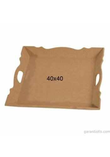 Hobi-Art T 707 Ahşap Dekoratif Tepsi Obje