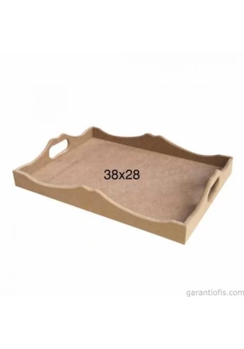 Hobi-Art T 716 Ahşap Dekoratif Tepsi Obje