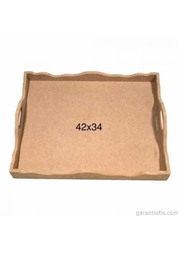 Hobi-Art T 717 Ahşap Dekoratif Tepsi Obje