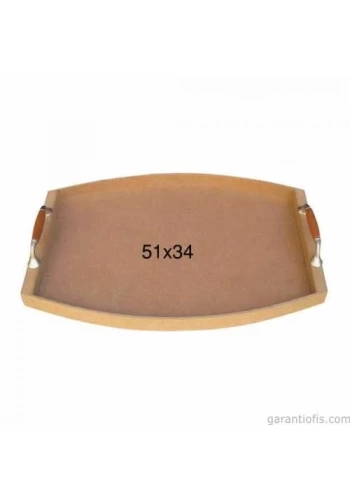 Hobi-Art T 728 Ahşap Dekoratif Tepsi Obje