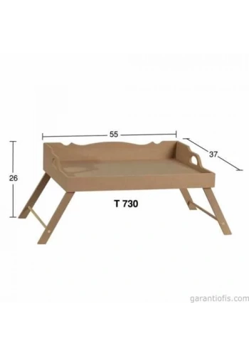 Hobi-Art T 730 Ahşap Dekoratif Tepsi Obje