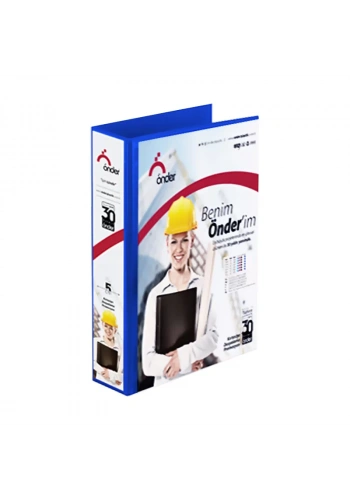 ÖNDER 2015-6 4 HALKALI D MEKANİZMALI KLASÖR A4 50mm LACİVERT