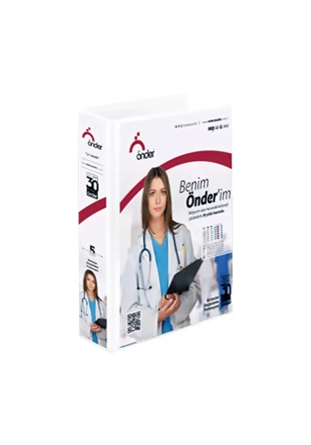 ÖNDER 2024-5 4 HALKALI D MEKANİZMALI DİK KLASÖR A3 70mm BEYAZ