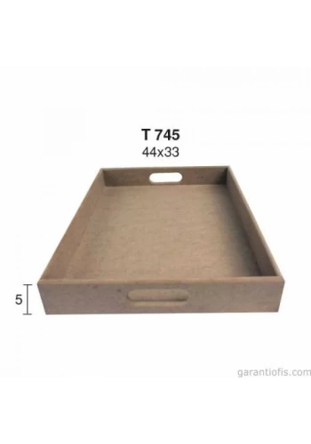 Hobi-Art T 745 Ahşap Dekoratif Tepsi Obje