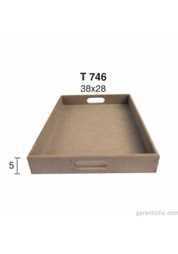 Hobi-Art T 746 Ahşap Dekoratif Tepsi Obje