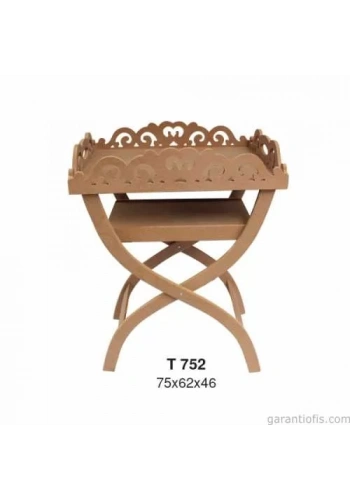 Hobi-Art T 752 Ahşap Dekoratif Tepsi Obje