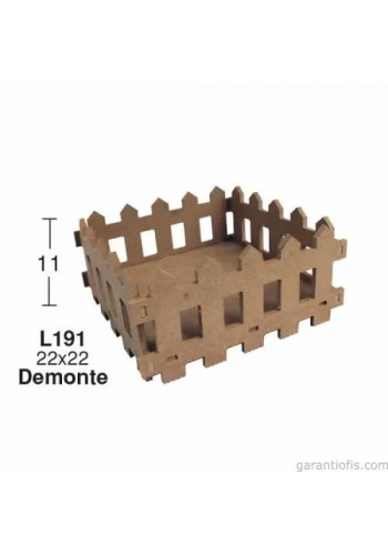 Hobi-Art L 191 Bahçe Çiti Figürlü Masaüstü Obje