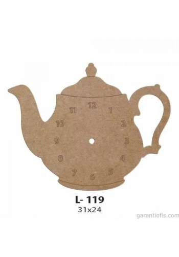 Hobi-Art L 119 Dekoratif Ahşap Saat