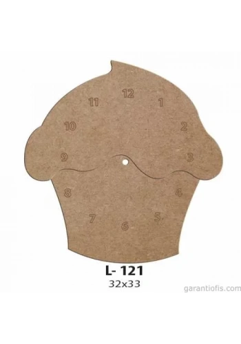 Hobi-Art L 121 Dekoratif Ahşap Saat