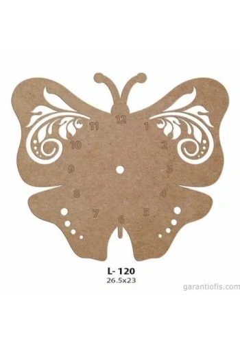 Hobi-Art L 120 Dekoratif Ahşap Saat