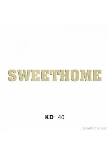 Hobi-Art KD 41 - Mykitchen Yazılı Dekoratif Mini Ahşap Obje