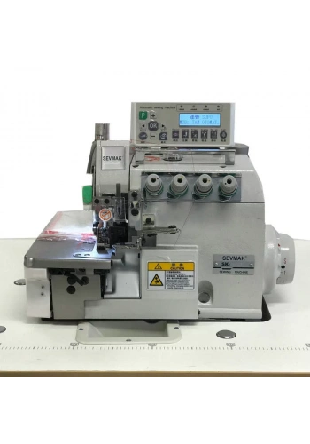 Sevmak SK-988-04UBT 4 İplik Tam otomatik Akıllı Elektrikli iplik kesicili Overlok Makinası