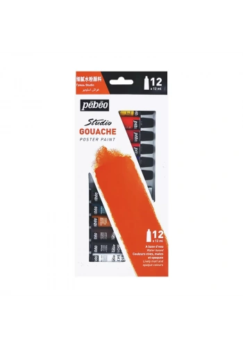 PEBEO GUAJ BOYA 12 RENKx12ml (668300)