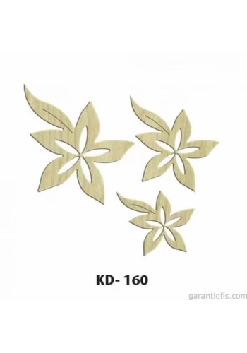 Hobi-Art KD 160 Dekoratif Mini Ahşap Obje