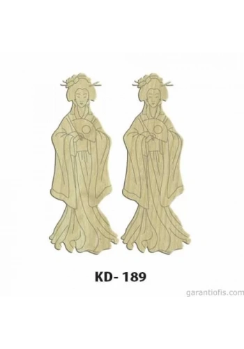 Hobi-Art KD 189 Dekoratif Mini Ahşap Obje