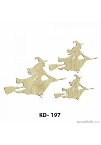 Hobi-Art KD 197 Dekoratif Mini Ahşap Obje