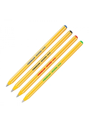 PENSAN 1010 OFİSPEN TÜKENMEZ KALEM 1.0 SİYAH