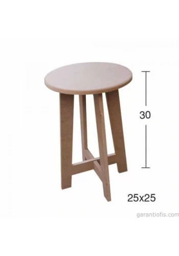 Hobi-Art İB 10 Dekoratif Ahşap Tabure