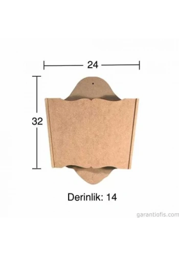 Hobi-Art KP 122 Dekoratif Ahşap Obje