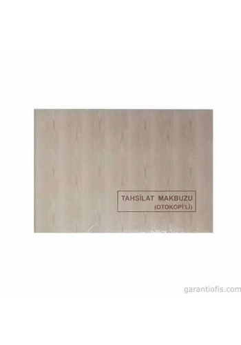 Dilman Otokopili Tahsilat Makbuzu (3 Nüsha)