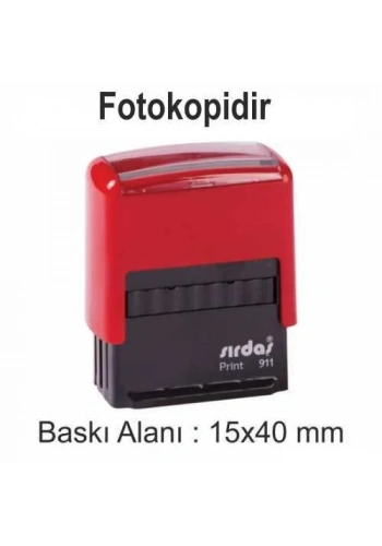 Sırdaş Otomatik Fotokopidir Yazılı Kaşe