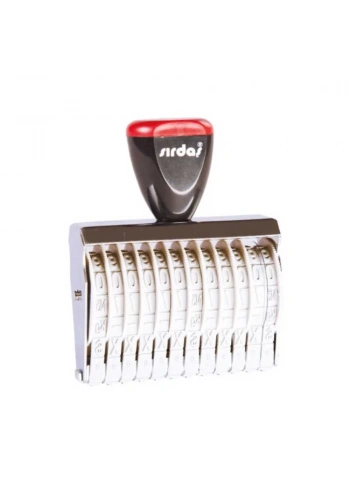 Sırdaş 12 Haneli Elle Çevirmeli Numaratör 9mm (15912)