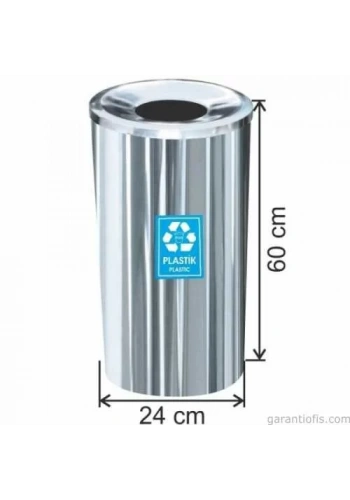 Garanti Metal 1803 Plastik İçin Geri Dönüşüm Çöp Kovası (27 Litre)