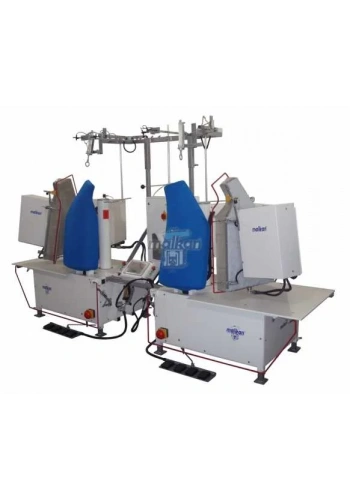 Malkan DIK1011 Pnömatik, Dik Sistem Ceket Göğüs Form Ütü Presi (Sağ - Sol İki Ünite)