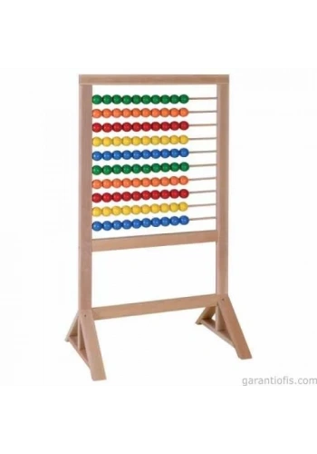 Panda PAN 310 Lüks Ahşap Ayaklı Abaküs (55x100 cm)