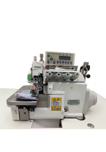 Sevmak VT-3216EXT-05UBT 5 İplik Transportlu Tam Otomatik Akıllı İplik Kesicili Overlok Makinası