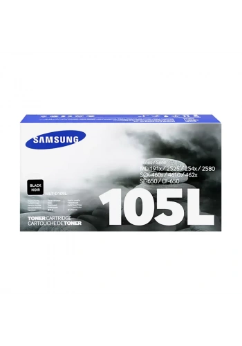SAMSUNG MLT-D105L SİYAH TONER 2500 SAYFA (ML1915 ML2580N SCX4600 SCX4623FN SF650P)
